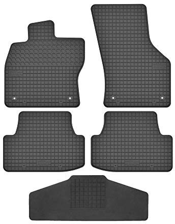 Fußmatten Vorne und Hinten 4er Set für Seat Ateca 2016-2019 FR Cupra Gummi Gumimatten