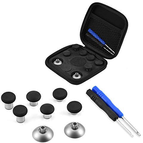 Kit de Repuesto de botón Profesional para PS4, Mini Joystick móvil, Tapa de Palanca de Pulgar, Kit de Repuesto de botón magnético, Piezas para Playstation 4/Xbox One