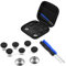 Kit de Repuesto de botón Profesional para PS4, Mini Joystick móvil, Tapa de Palanca de Pulgar, Kit de Repuesto de botón magnético, Piezas para Playstation 4/Xbox One
