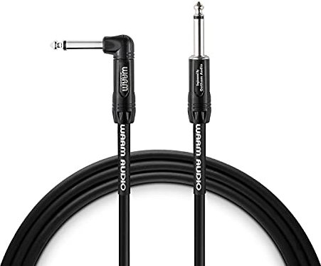 Warm Audio Pro-TS-1RT-10' Pro Series TS-Instrumentenkabel (gerade/rechtwinklig) – 3 m