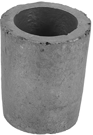 PLAFOPE Creuset Graphite pour Fusion de Métaux Petit Creuset Portable pour Laboratoire et Fonderie pour Autres Métaux Précieux