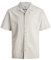 JACK & JONES Men's Jjesummer Resort Linen Shirt Ss Sn Jeans, Crockery, M