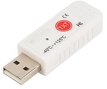 Enregistrement de Données de Température de Thermomètre USB pour PC Portable, Enregistreur de Données de Température USB avec Double Affichage de Mesure de Température, Fonction