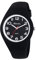 Ravel - Unisex Slim Comfort Fit Contrast-Uhr mit Silikonarmband - Analog Quarz - R1804.33 - Schwarz Nummeriert