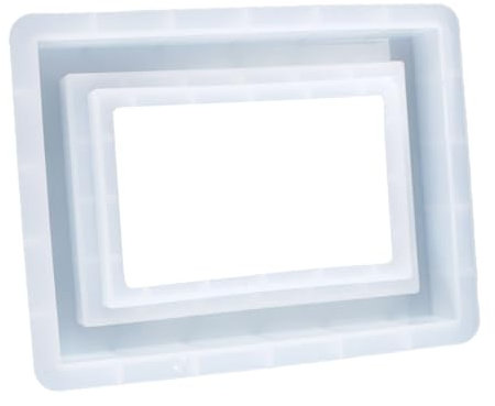 SEWOART Wiederverwendbare Silikon Gießform Für Rechteckige Bilderrahmen Epoxidharz Formen Für Diy Bastelarbeiten Kompatibel Mit Verschiedenen Harzen Und Materialien Für Dekorationen