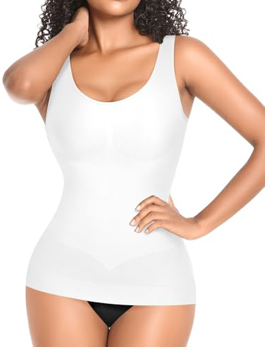 YARRCO Damen Shape Unterhemd Formende Tops Nahtlos Hemdchen