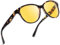 Myiaur Night Driving Glasses for Women Polarised Yellow Lenses Anti-Glare Headlight Night Vision Glasses Enhanced Visibility & Comfort Lightweight