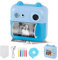 Gugxiom Kids Camera Instant Print, Fotocamera Digitale per Bambini con Scheda SD da 32 GB e 3 Rotoli Di Carta per Stampante, Fotocamera per Bambini per Ragazzi e Ragazze (blu)