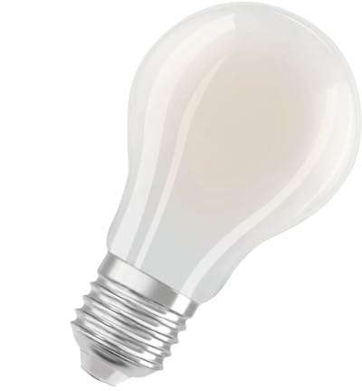 Ledvance Classic LED E27 Birne Fadenlampe Matt 2.2W 470lm - 827 Extra Warmweiß | Dimmbar Ersatz Für 40W
