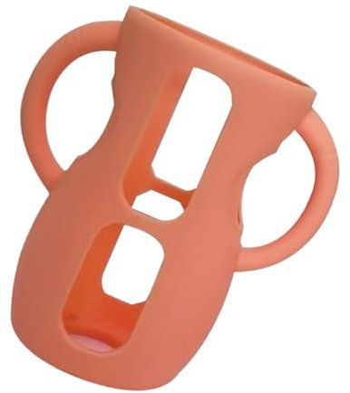 Manchon De Biberon En Silicone – Protecteur De Biberon En Verre, Housse Anti-chute Et Antichoc | Porte-biberon Avec Poignées, Passe Au Lave-vaisselle, Convient Aux Biberons De 4 Oz Et 8 Oz, Poignée An