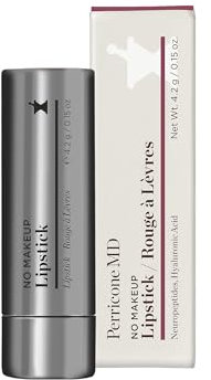 Perricone MD No Makeup Lipstick Rose Rapture NO SPF 4.2g - Skincare-Infused Sheer Lipstick – Lightweight, Hydrating Formula for Smoother, Plumper Lips – Subtle Glossy Tint