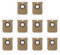 Lot de 10 sacs à poussière pour aspirateur Cecotec pour Conga 2299 Ultra 2499 7490 - Grande capacité - 3 l