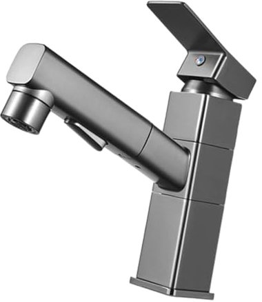 NUOBESTY Robinet De Lavabo Rotatif Pour Salle De Bain Design Minimaliste Remplacement Facile Installation