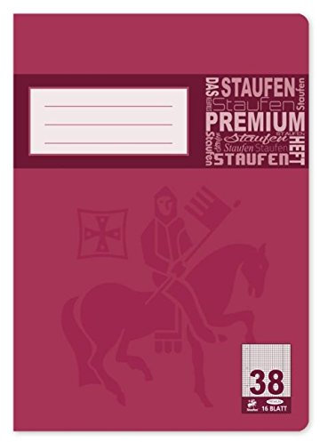 Schreibheft, Schulheft 38 A4 kariert, Staufen Schreibheft
