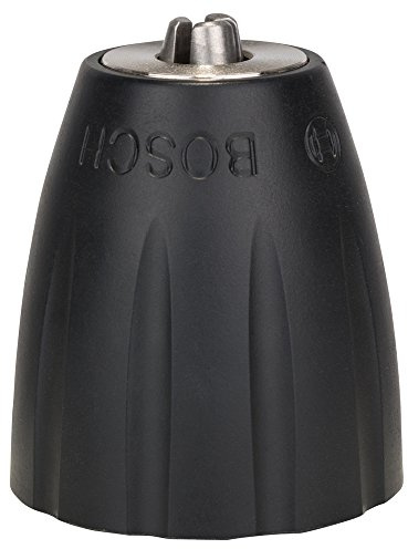 Bosch Professional Schnellspannbohrfutter (Spannbereich 1,5-10 mm, Aufnahme 3/8 - 24, Zubehör Bohrmaschine), Schwarz, Edelstahl, 2608572210