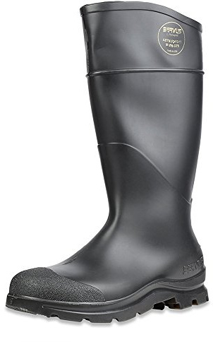 Servus Comfort Technology 14 PVC Steel Toe Men's Work Boots, Black - Steel Toe, 11