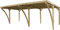 Carport double en bois et panneaux ondulés Capri (6 x 5,5 m) 33.35m²
