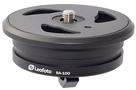 LEOFOTO BA-100 3/8 Flat Top Plate Adapter for LN-404C Systematic Tripod