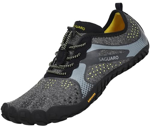 SAGUARO Zapatos Barefoot Hombre Zapatillas Minimalistas Mujer Calzado Trail Running