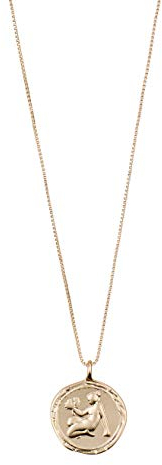 PILGRIM Jewelry Halskette mit Jungfrau Sternzeichen - Vergoldet, Kristall