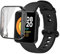 PaceBid Funda Compatible con Xiaomi Mi Watch Lite– Todo Alrededor Protector Funda de Parachoques de Silicona Suave Premium Delgada Cubierta de Goma Transparente para Xiaomi Mi Watch Lite- Negro