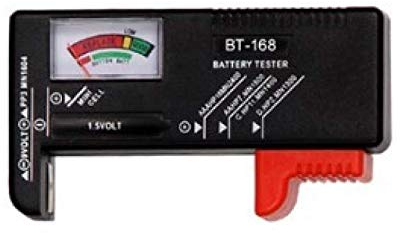 BT-168 Battery Tester Universal Battery Checker for AA AAA C D 9V 1.5V Button Cell Batteries BT-168D (BT168D-pointer display)