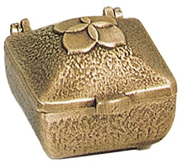 GRAFEN Weihwasserbecken aus Messing oder Aluguss, Farbe:Messing