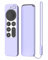 ARSUNOVO Protective Silicone Case Compatible with 2021 2022 Apple TV Siri 4K (2nd & 3nd Generation) Remote, Anti-Slipping Durable Full Protection, Shock Absorption Washable Case (Light Purple)