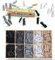 ANTEVIA - Lot de 200 Mini Pinces à Linge en Bois 25mm avec Boite de Rangement | Loisirs créatifs Photo | Plus DE 10 MODÈLES | Couleur: Beige Blanc Gris Noir | Épingles Bois (Minipin L1)