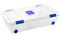 AC - Caja de ordenación de plástico Transparente con Ruedas. Contenedor para almacenar Juguetes, Libros, Ropa, Mantas. Capacidad 30 litros. Dimensiones Aprox.: 17,4 x 72 x 40,5 cm