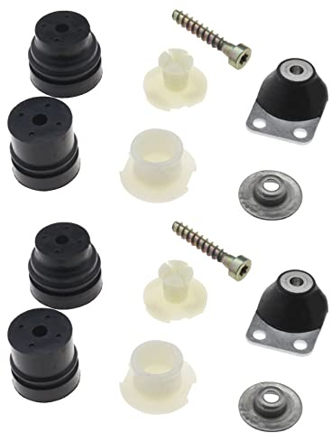 Create idea Set of 7 Chainsaw Vibration Damper Kit 1121 790 9901/1121 790 9912/1121 790 9909 Compatible with Stihl 026 024 MS240 MS260 Chainsaw Rubber Buffer