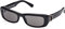 Sonnenbrillen Moncler ML0245 01A SHINY BLACK 55/18/ WOMAN