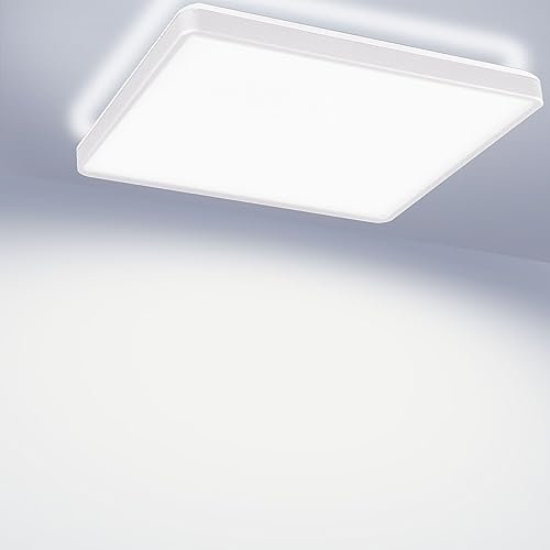 max K O M F O R T LED Deckenlampe LUCKY eckig weiß 22W Neutralweiß Lampe 230V Aufputzlampe Deckenleuchte Leuchte