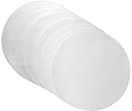 MAGICLULU 50pcs Nonstick Greaseproof Barbecue Paper Cake Baking Paper Coffee Cup Holder Non Stick Baking Parchment Paper Sandwich Wrappers Burger Patties Meat Pie Hamburger White
