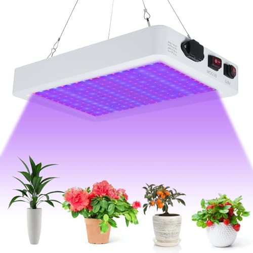 Kavolet 216 LEDs Pflanzenlampe LED Wachstumslicht für Zimmerpflanzen Vollspektrum LED Grow Light wasserdichte Pflanzenleuchte Hängend für Setzlinge, Blumen, Gewächshäuser, Innengärtnerei