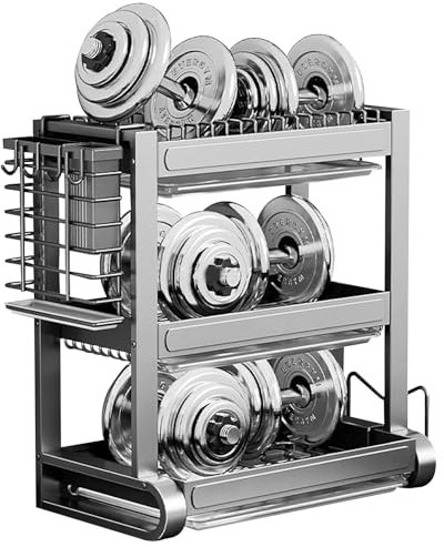Esenlong 3-Tier Dishes Drying Rack with Drip Tray,Draining Dish drainer with Utensils Holder and Chopping Board Holder on Kitchen Countertop for Kitchen Counter