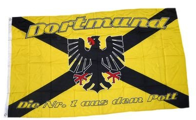 Fahne / Flagge Dortmund Kreuz NEU 90 x 150 cm Fahnen