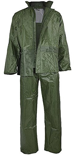 Mil-Tec Herren Regenanzug, Oliv, XL