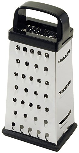 Chef Aid Râpe Traditionnelle en Acier Inoxydable avec Poignée en Plastique pour une Meilleure Préhension lors de l'Utilisation