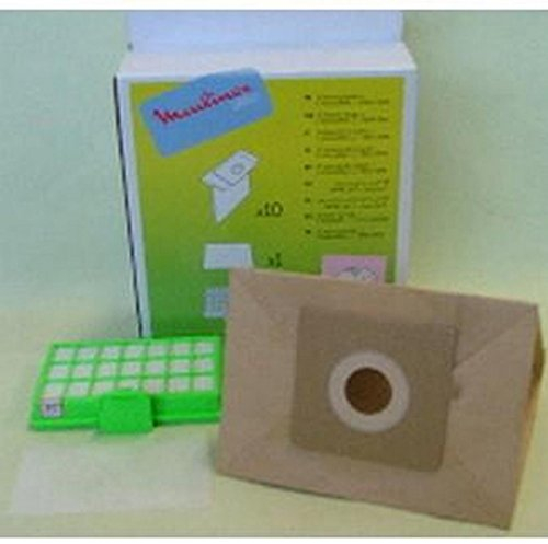 MOULINEX - SACS (X10) + 1 FILTRE HEPA POUR ASPIRATEUR ZÉLIO MOULINEX