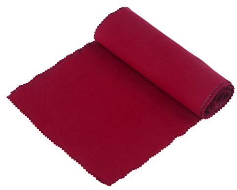 LUOEM Staubschutz, Klaviertastatur, Zubehör 128 x 15 cm (Rot)