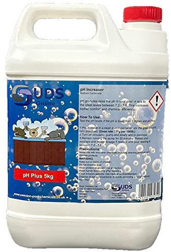 SUDS-ONLINE 5KG pH Plus (Increaser) for Swimming Pools, Spas and Hot Tubs