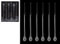 Toyland® Pack Of 6-15cm Glass Frosted Icicle Droplets - Glass Christmas Tree Decorations