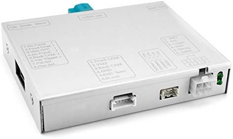 Video-Interface: Rückfahrkamera, 2X Video-In und TV-Freischaltung kompatibel mit Audi Q3 8U 4-Pin HSD