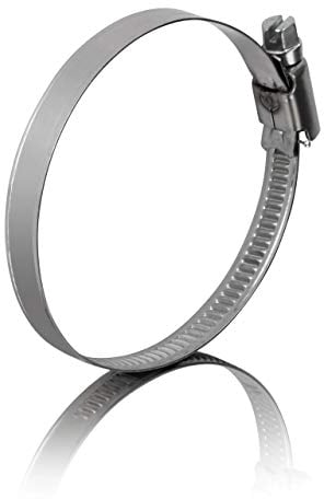 GARSIDURO® 5 colliers de serrage metallique inox 50-70mm – colliers serrage professionnels en acier inoxydable V2A pour tuyau d'aspiration, ventilation, climatisation | pinces de tuyau 50-70 mm