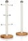 Swan 2 Piece Nordic Kitchen Accessories Set - Mug Tree and Towel Pole, White