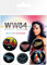 Wonder Woman Ww84 Neon Mix Button Pack 15x10 cm