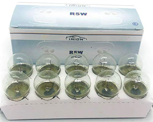 10x Stück R5W BA15S 5W 12V Glühlampe Rückleuchte Autolampen Zugelassen (R5W)