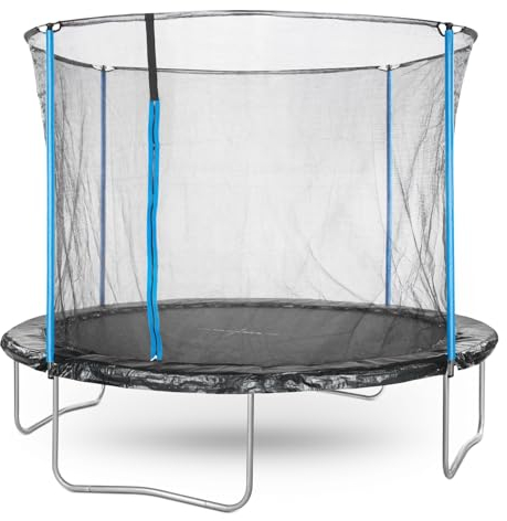 HUDORA Trampolin Start 300 - Trampolin Outdoor mit Stabiler Randabdeckung & innenliegendem Netz - Netz-Trampolin für Kinder & Erwachsene bis 100 kg - Hochwertiges & Robustes Familientrampolin