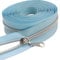 YaHoGa 9 m silberfarben endlos Reißverschluss Meterware Skyblue reissverschluss 6mm-Spirale + 25 Nonlock-Zipper (silberfarben Skyblue)
